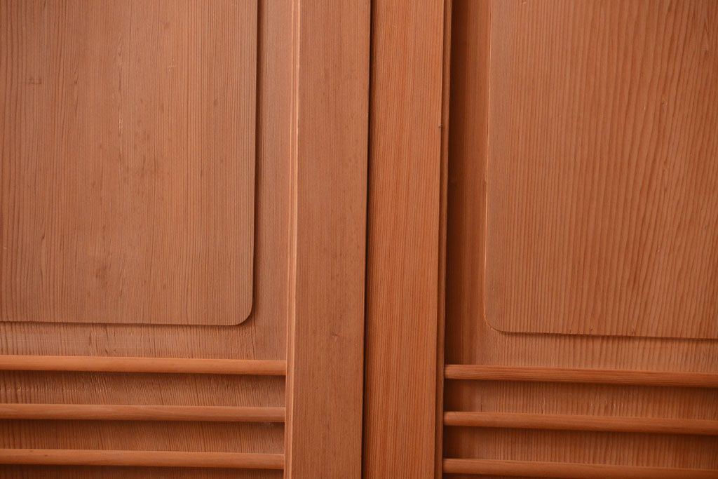 中古　高級品!秋田杉の木味板戸3枚セット
