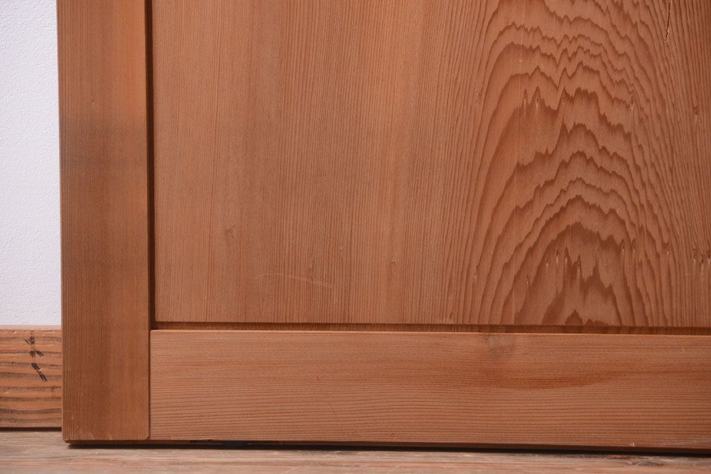 中古　高級品!秋田杉の木味板戸3枚セット