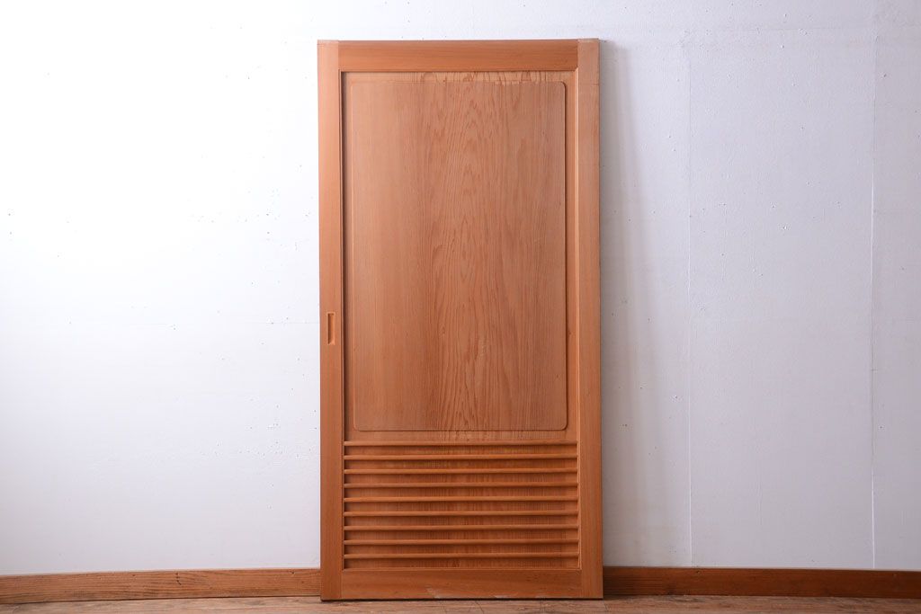 中古　高級品!秋田杉の木味板戸