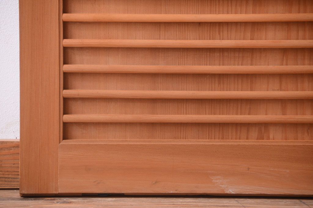 中古　高級品!秋田杉の木味板戸