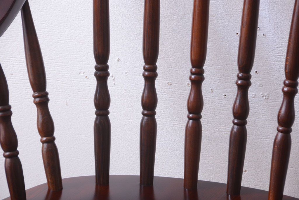 ヴィンテージ家具　柏木工　ビンテージ品　ウィンザーアームチェア(スピンドルバック)(2)