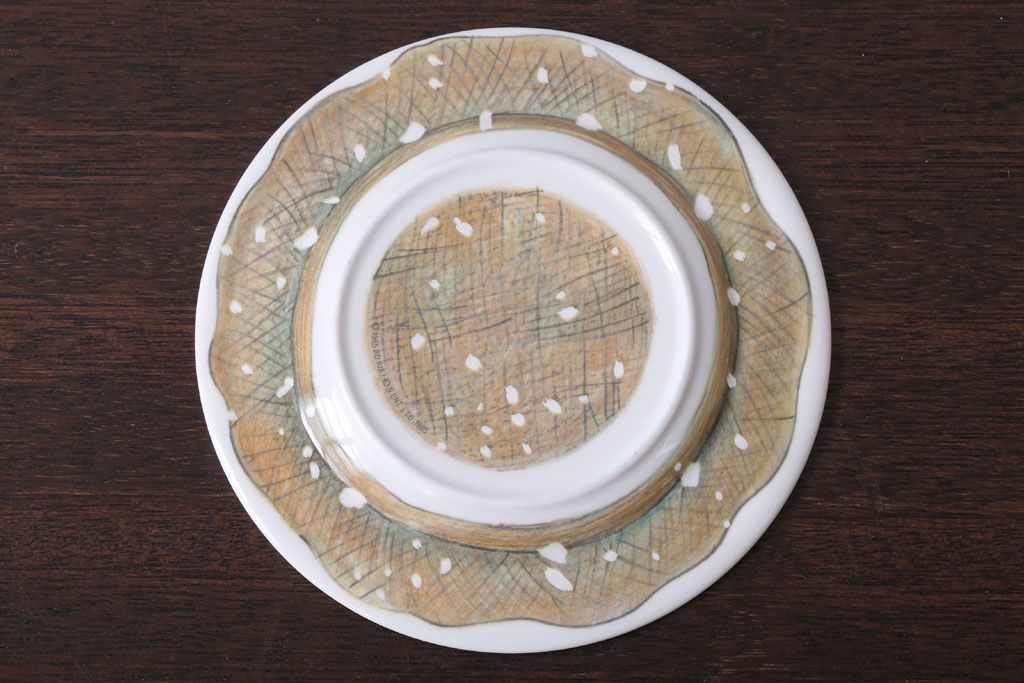 アンティーク雑貨　中古 イギリス ROYAL DOULTON(ロイヤルドルトン)　スノーマン　3点セット(洋食器)