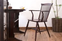 中古美品　松本民芸家具　#95　リーチC型アームチェア(1)