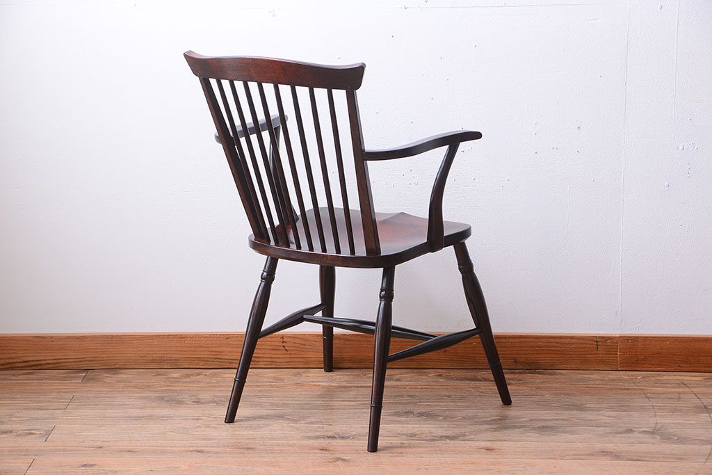 中古美品　松本民芸家具　#95　リーチC型アームチェア(1)