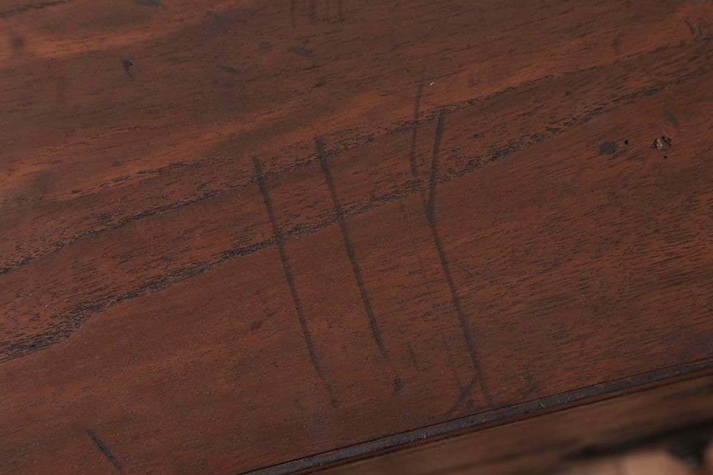 アンティーク家具　和製アンティーク　シンプルな丸金具!時代箪笥ローボード