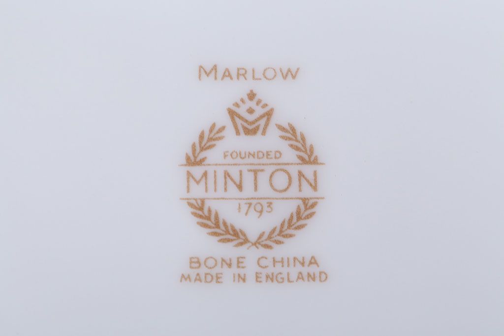 アンティーク雑貨　中古　MINTON (ミントン)など花柄の小皿3枚セット(洋食器)