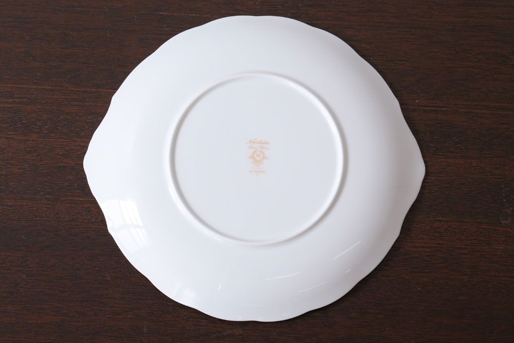 アンティーク雑貨　中古　ノリタケ(Noritake) ブルーソレンティーノ　パーティプレート(洋食器)