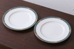 アンティーク雑貨　中古　ノリタケ(Noritake) エセックスコート　プレート2枚(洋食器)(2)