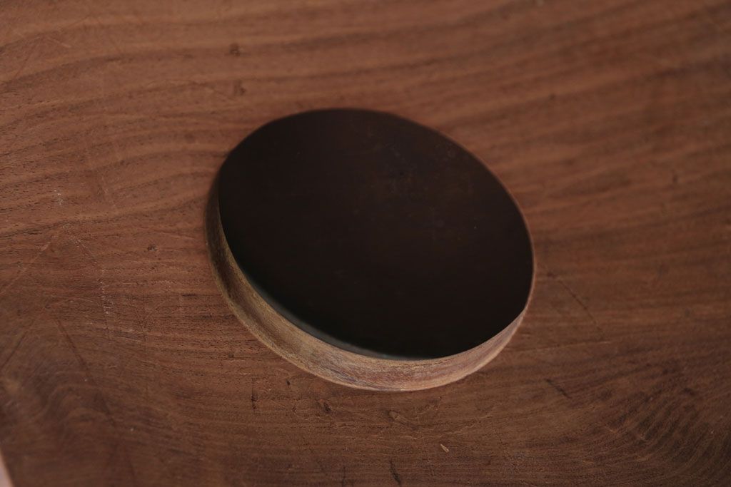 アンティーク雑貨　アンティーク　銀象嵌細工　銅製火鉢(真鍮)