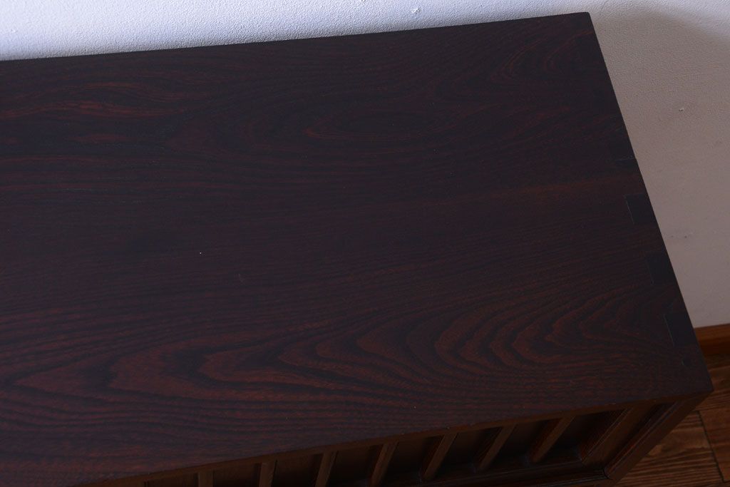 中古　松本民芸家具　M.A 型茶タンス(定価約364000円)