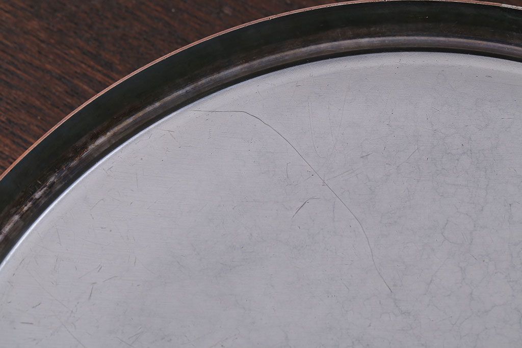 アンティーク雑貨　ビンテージ　デンマークGeorg Jensen(ジョージ・ジェンセン) 銅製の片手鍋(蓋付き)
