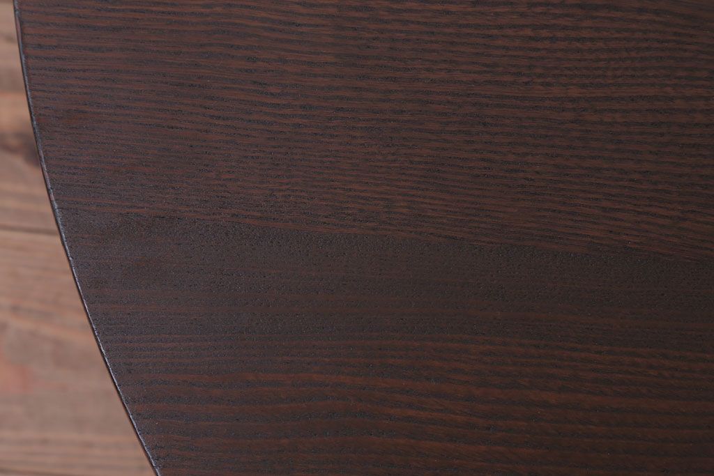 アンティーク家具　アンティーク　古い木のシンプルなちゃぶ台(3)
