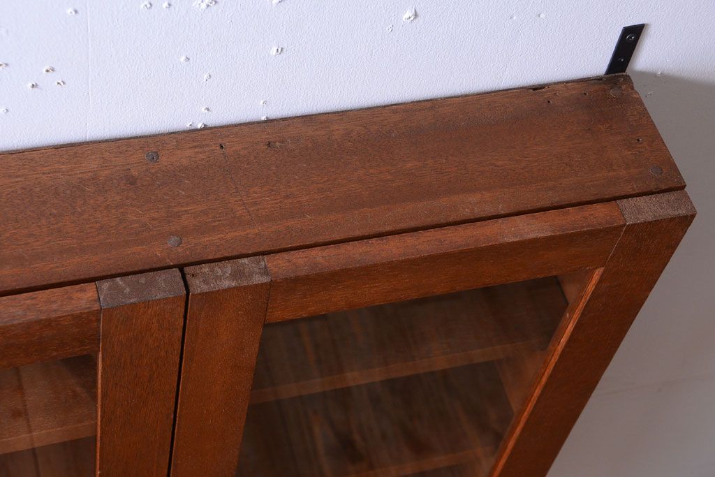 アンティーク家具　アンティーク　壁掛けキャビネット(収納棚)(1)