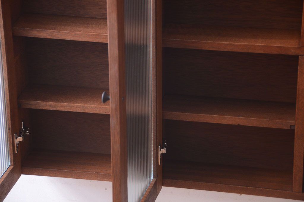アンティーク家具　アンティーク　壁掛けキャビネット(収納棚)(2)