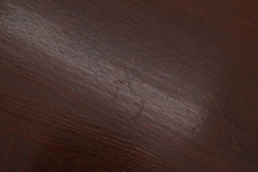 アンティーク家具　和製アンティーク　大ぶり!古い木製角ちゃぶ台(1)