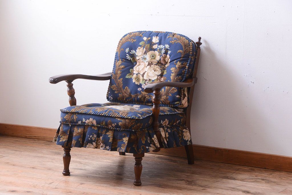 中古　飛騨産業　穂高　WINDSOR　1人掛けソファ(両肘付きチェア)(2)