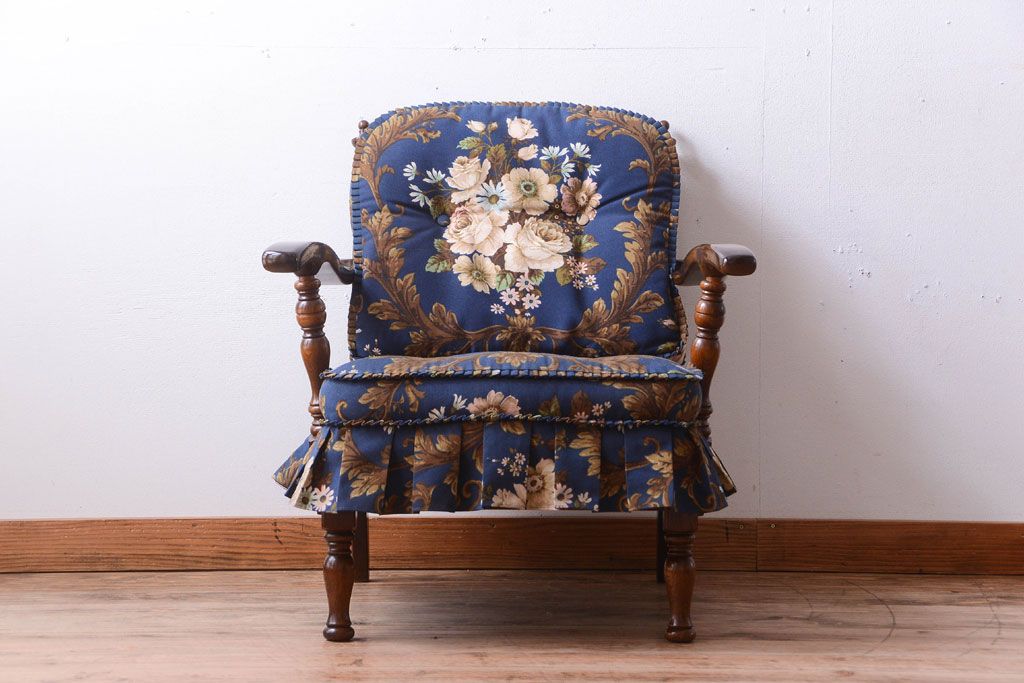 中古　飛騨産業　穂高　WINDSOR　1人掛けソファ(両肘付きチェア)(2)