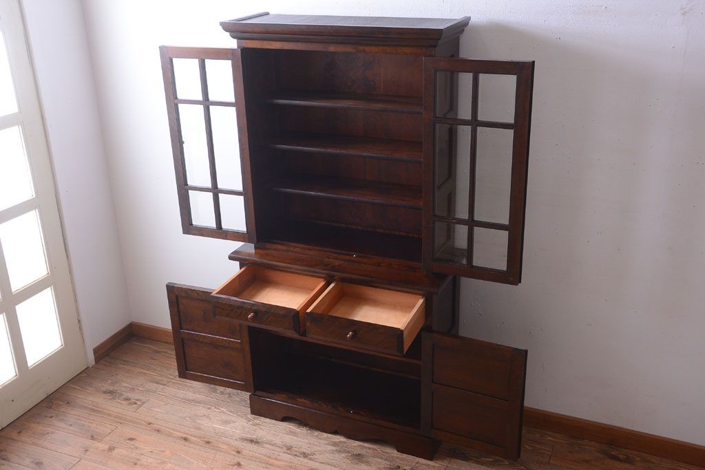 中古　松本民芸家具　A型食器棚(定価約41万円)