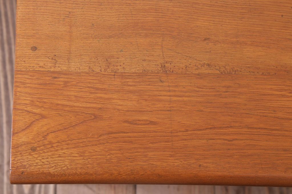 レトロ家具　昭和レトロ　明るい木味のアンティーク文机