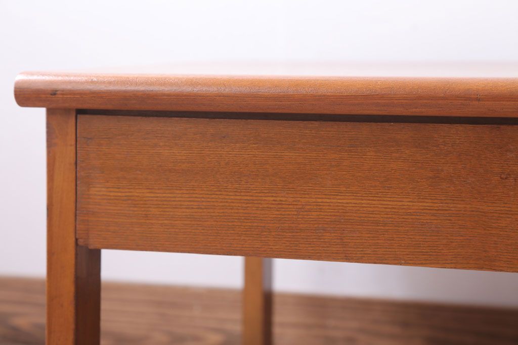 レトロ家具　昭和レトロ　明るい木味のアンティーク文机