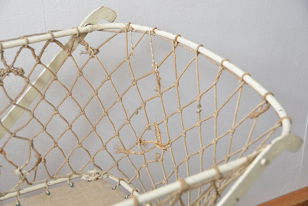 アンティーク家具　フランスアンティーク　小振りなフォールディングベビーベッド