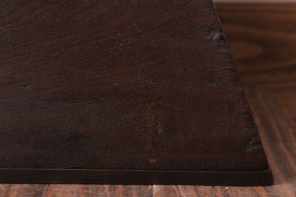 アンティーク雑貨　昭和レトロ　古い木製踏み台(ステップ)