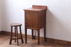 ヴィンテージ家具　イギリスビンテージ　象嵌!サイドキャビネット