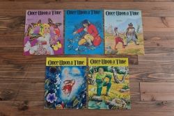 アンティーク雑貨　イギリスビンテージ　1971年　Once Upon a Time 児童雑誌(絵本)5冊セット