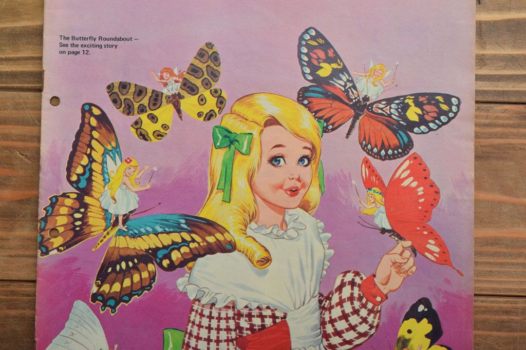 アンティーク雑貨　イギリスビンテージ　1971年　Once Upon a Time 児童雑誌(絵本)5冊セット