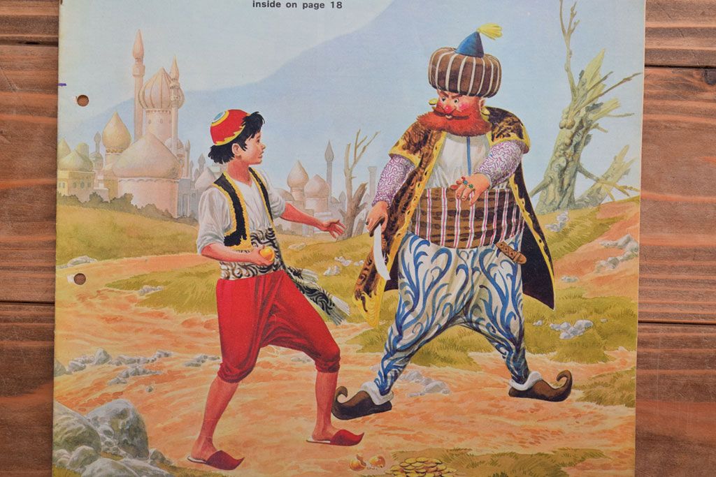 アンティーク雑貨　イギリスビンテージ　1971年　Once Upon a Time 児童雑誌(絵本)5冊セット