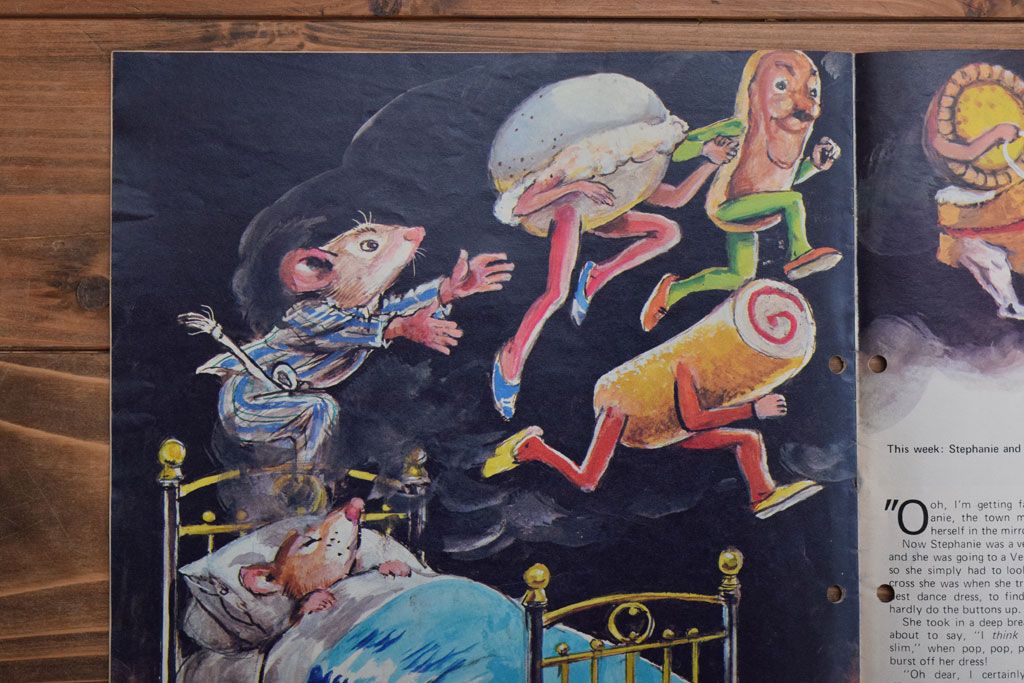 アンティーク雑貨　イギリスビンテージ　1971年　Once Upon a Time 児童雑誌(絵本)5冊セット