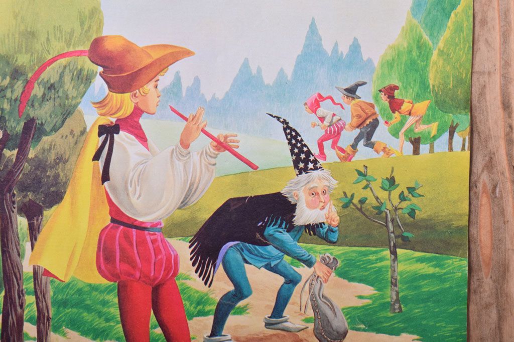 アンティーク雑貨　イギリスビンテージ　1971年　Once Upon a Time 児童雑誌(絵本)5冊セット(2)