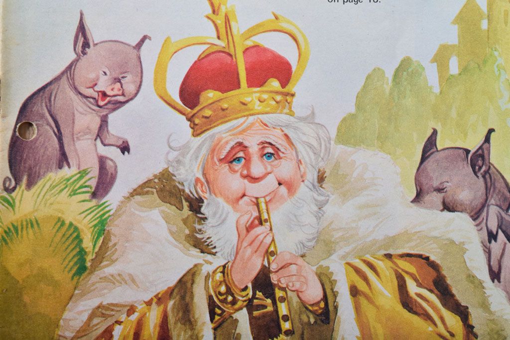 アンティーク雑貨　イギリスビンテージ　1971年　Once Upon a Time 児童雑誌(絵本)5冊セット(2)