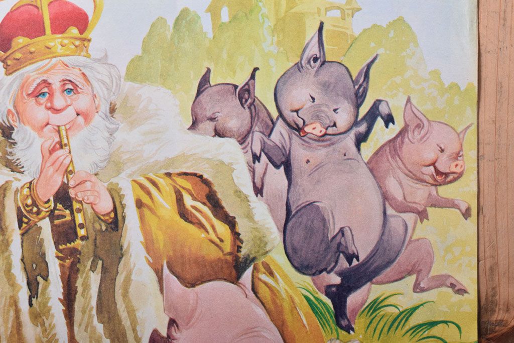 アンティーク雑貨　イギリスビンテージ　1971年　Once Upon a Time 児童雑誌(絵本)5冊セット(2)