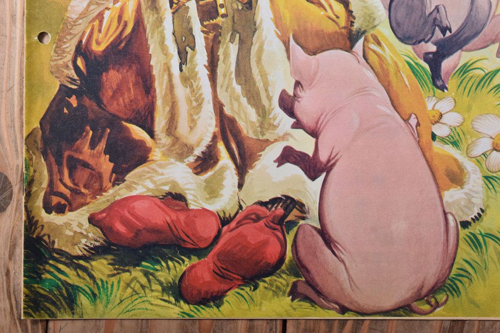 アンティーク雑貨　イギリスビンテージ　1971年　Once Upon a Time 児童雑誌(絵本)5冊セット(2)