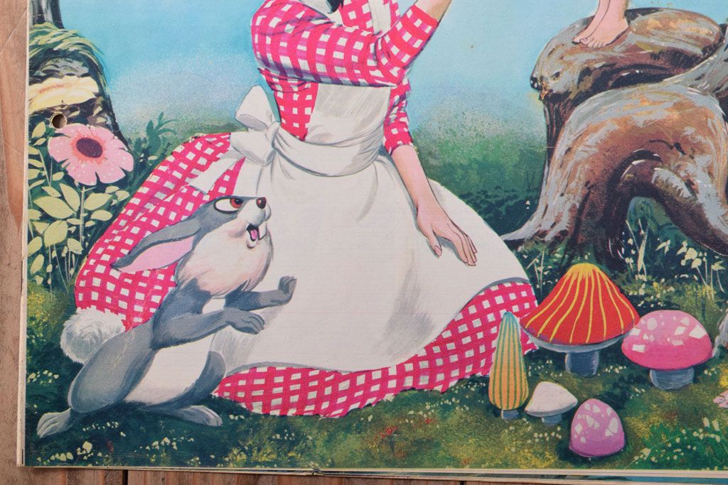 アンティーク雑貨　イギリスビンテージ　1971年　Once Upon a Time 児童雑誌(絵本)5冊セット(2)