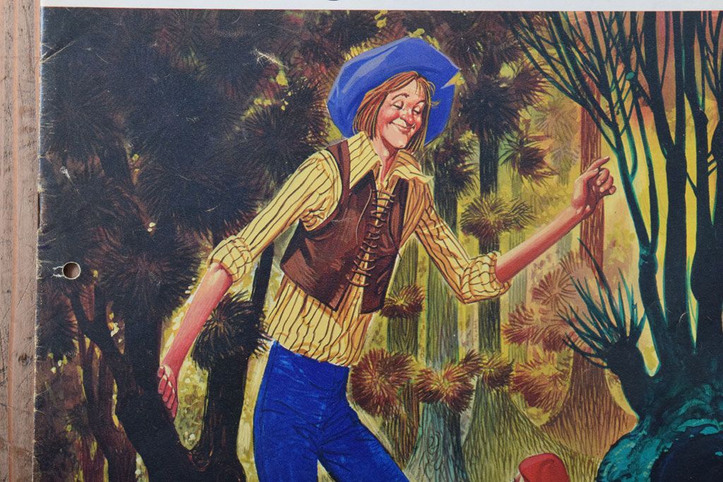 アンティーク雑貨　イギリスビンテージ　1971年　Once Upon a Time 児童雑誌(絵本)5冊セット(2)
