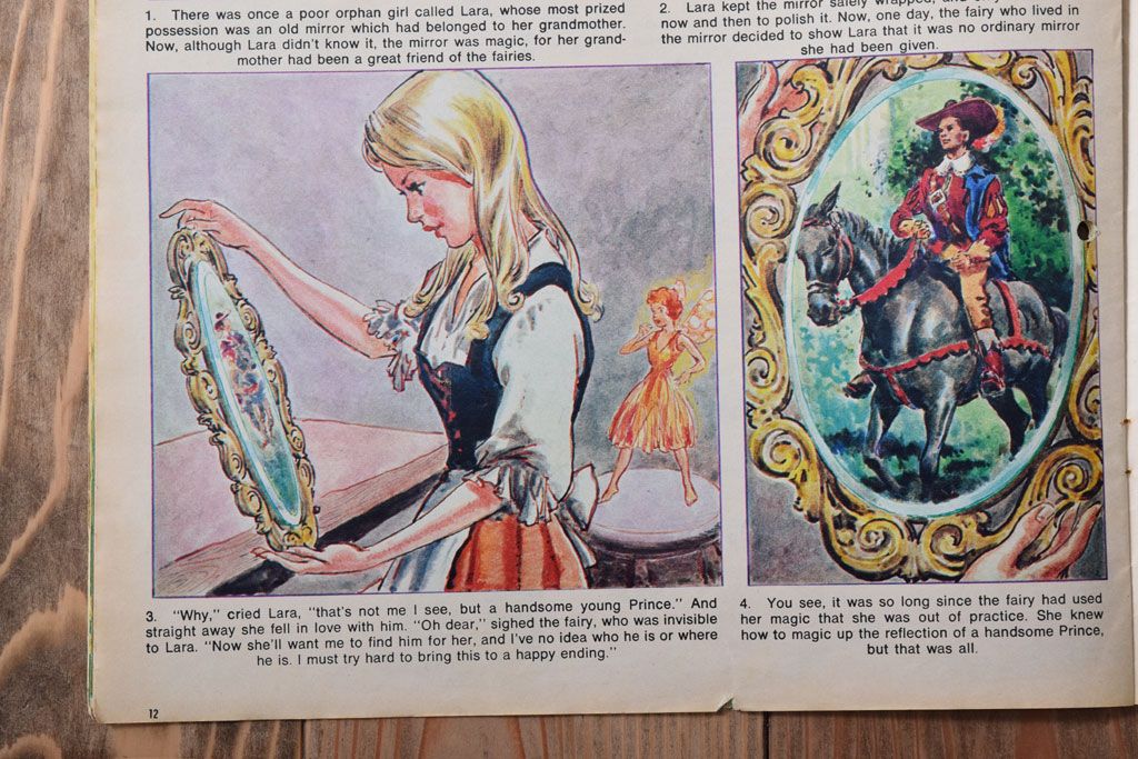 アンティーク雑貨　イギリスビンテージ　1971年　Once Upon a Time 児童雑誌(絵本)5冊セット(2)