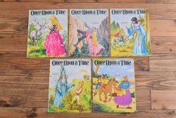 アンティーク雑貨　イギリスビンテージ　1972年　Once Upon a Time 児童雑誌(絵本)5冊セット