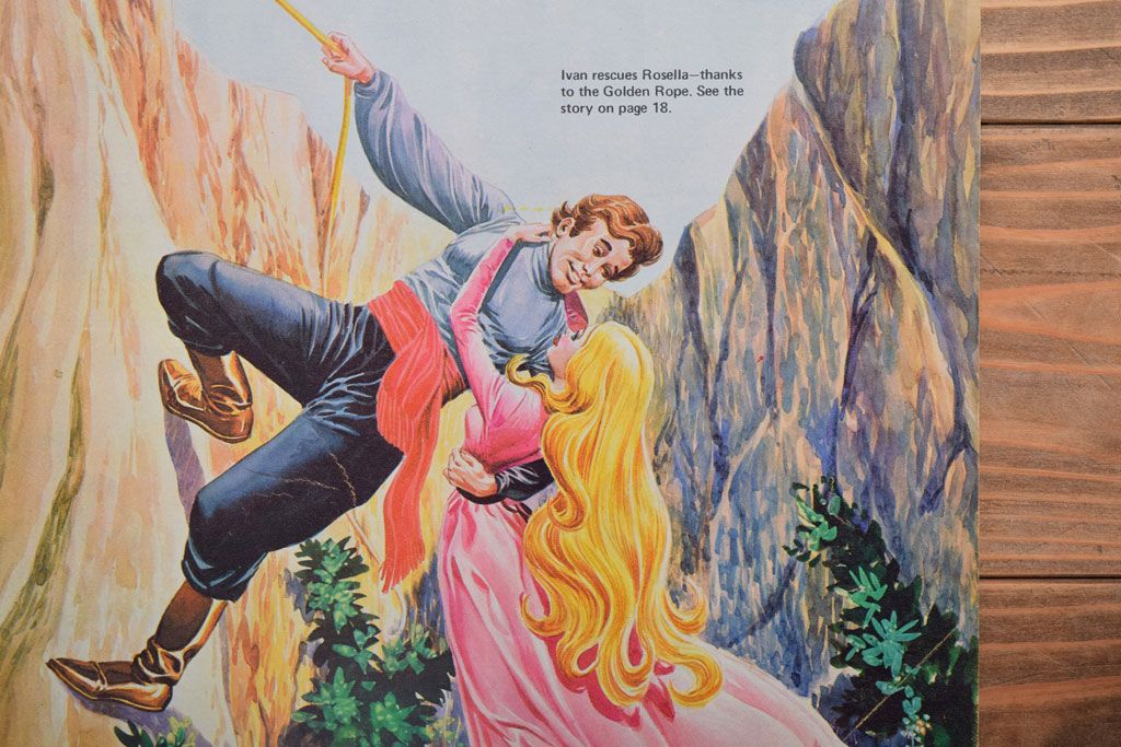 アンティーク雑貨　イギリスビンテージ　1972年　Once Upon a Time 児童雑誌(絵本)5冊セット