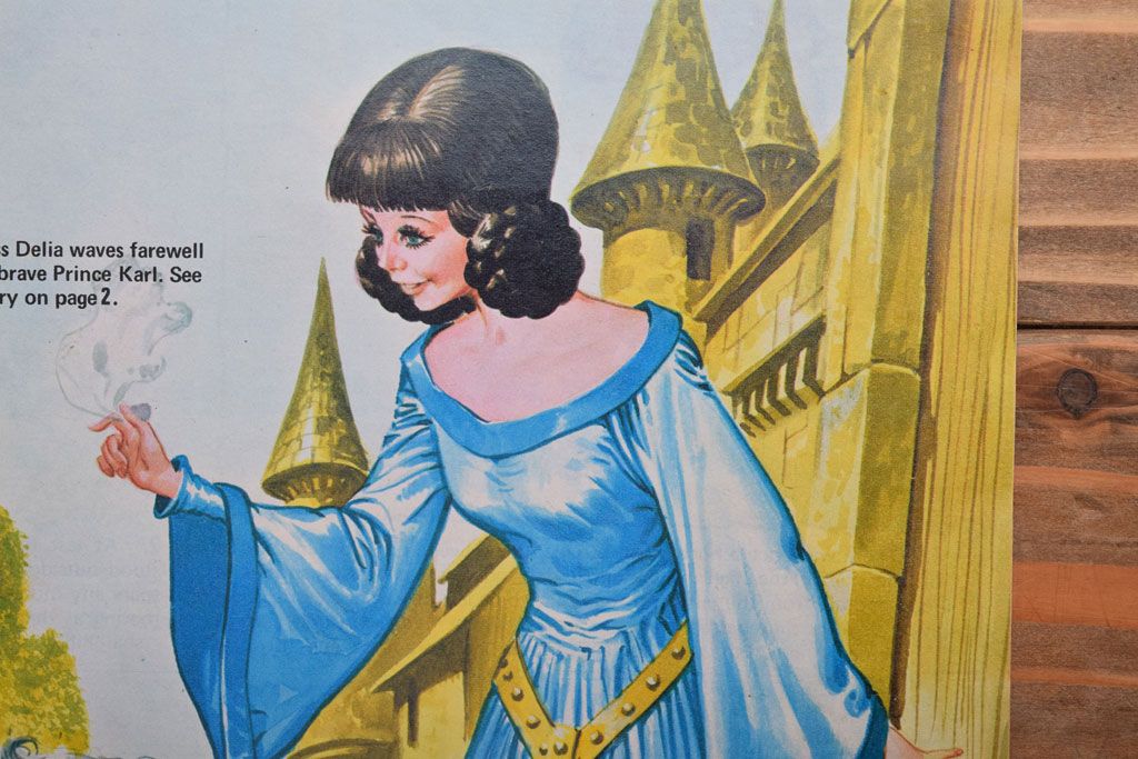 アンティーク雑貨　イギリスビンテージ　1972年　Once Upon a Time 児童雑誌(絵本)5冊セット
