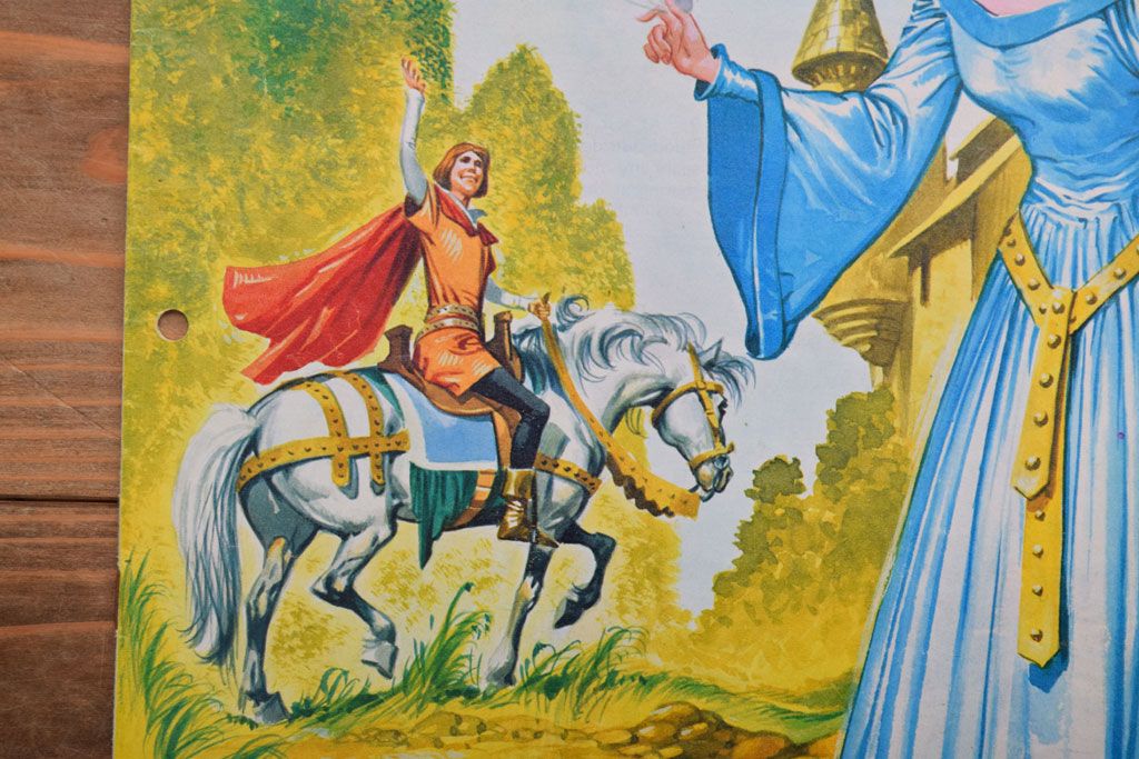 アンティーク雑貨　イギリスビンテージ　1972年　Once Upon a Time 児童雑誌(絵本)5冊セット