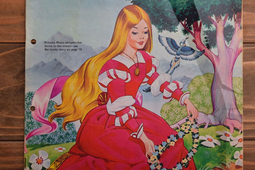 アンティーク雑貨　イギリスビンテージ　1972年　Once Upon a Time 児童雑誌(絵本)4冊セット