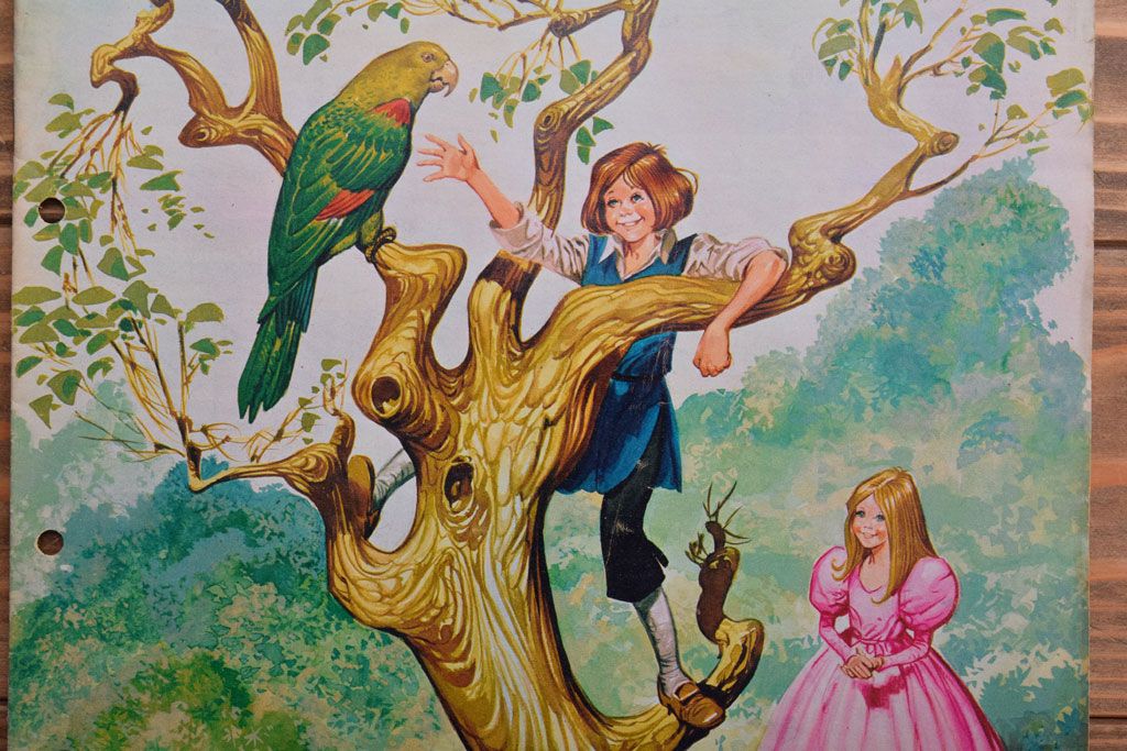 アンティーク雑貨　イギリスビンテージ　1972年　Once Upon a Time 児童雑誌(絵本)4冊セット