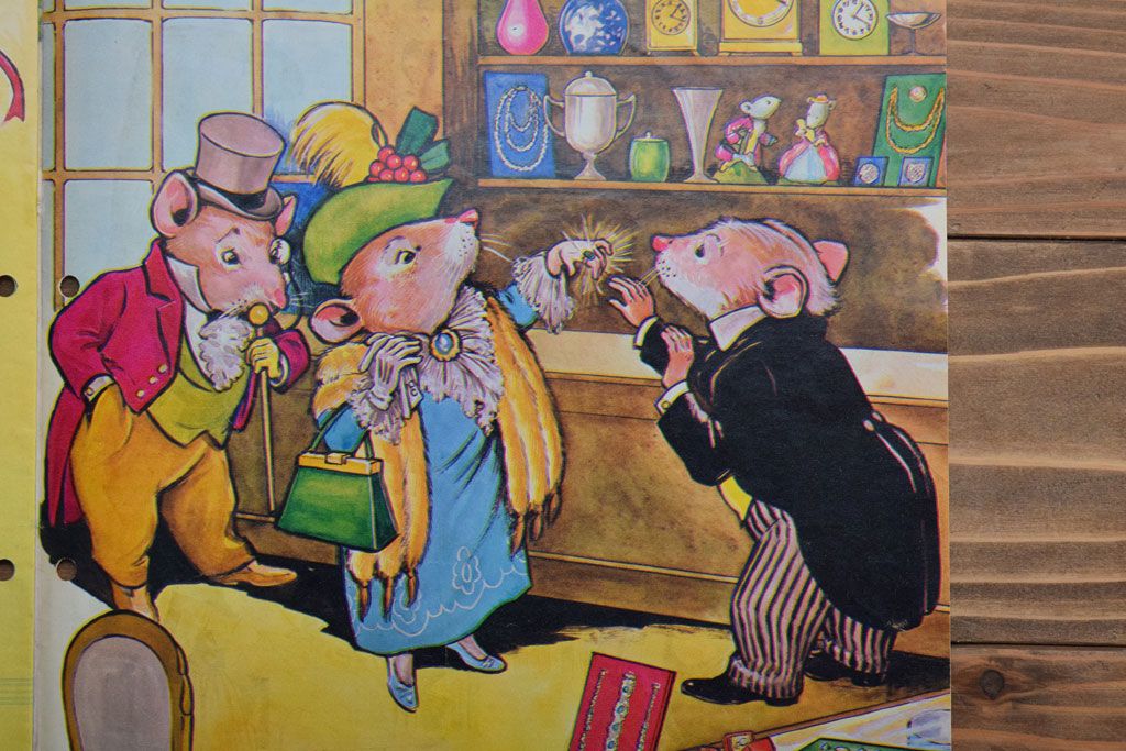 アンティーク雑貨　イギリスビンテージ　1972年　Once Upon a Time 児童雑誌(絵本)4冊セット