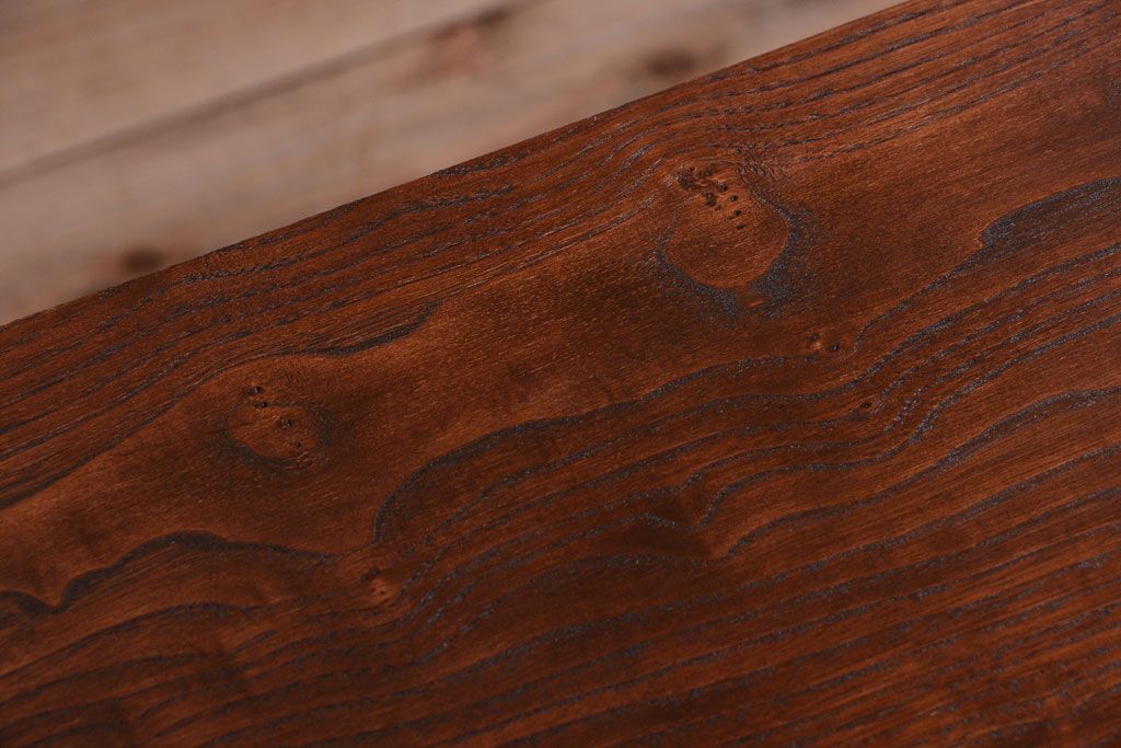 アンティーク家具　和製アンティーク　前面欅材!上質な時代箪笥ローボード(1)