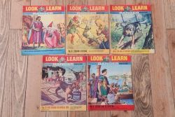 アンティーク雑貨　イギリスビンテージ　1967年　LOOK AND LEARN 児童雑誌(コミック)5冊セット