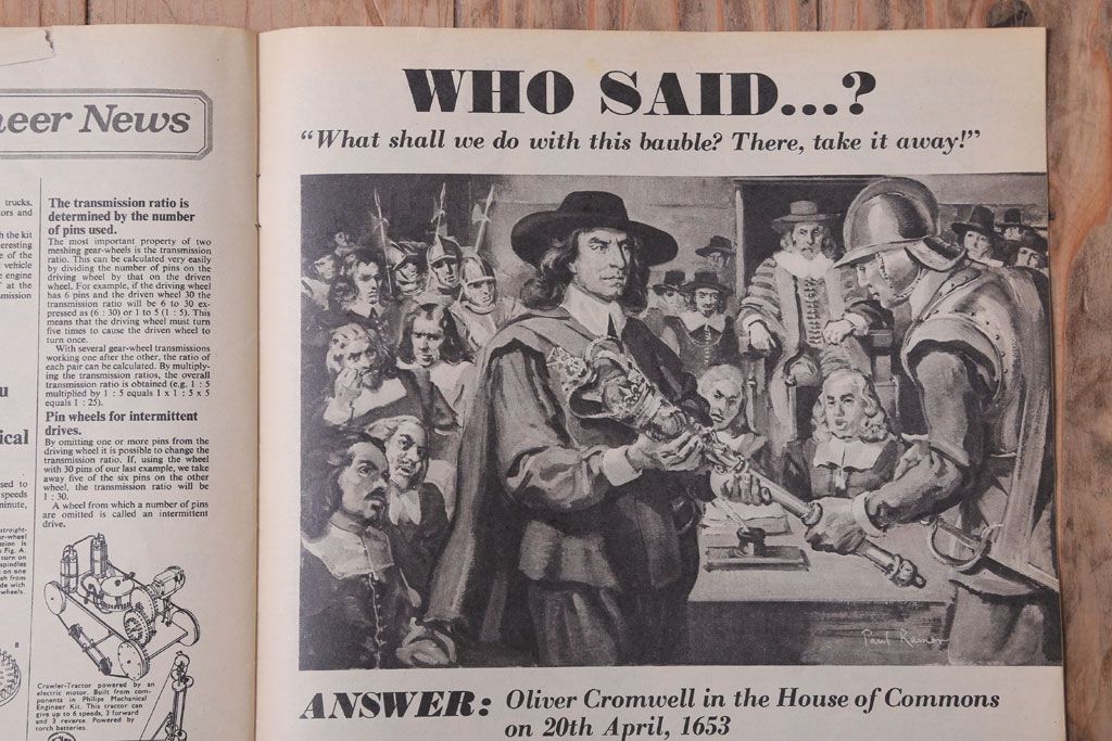 アンティーク雑貨　イギリスビンテージ　1967年　LOOK AND LEARN 児童雑誌(コミック)5冊セット