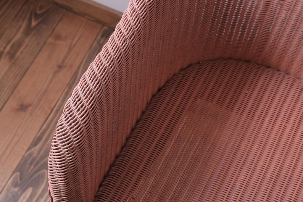 アンティーク家具　イギリスアンティーク　LLOYD LOOM(ロイドルーム)　チェア(ピンク)