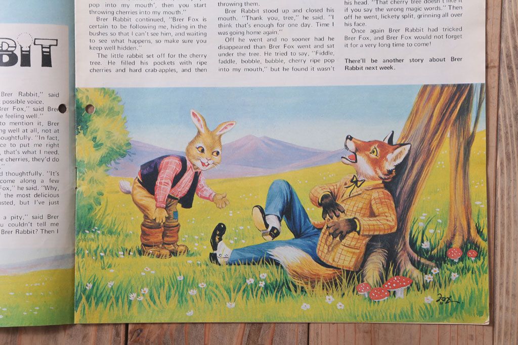 アンティーク雑貨　イギリスビンテージ　1972年　Once Upon a Time 児童雑誌(絵本)5冊セット(2)